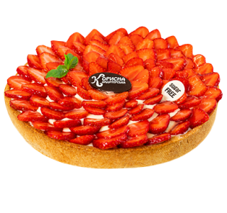 Полуничний тарт